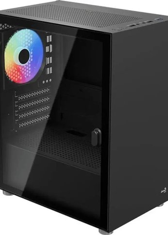 Корпус Aerocool CS-111 черный без БП mATX 5x120mm 2xUSB2.0 1xUSB3.0 audio