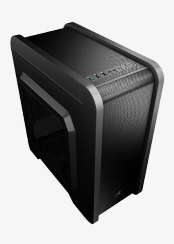 Корпус Aerocool Qs-240 черный без БП mATX 4x120mm 2xUSB2.0 1xUSB3.0 audio bott PSU