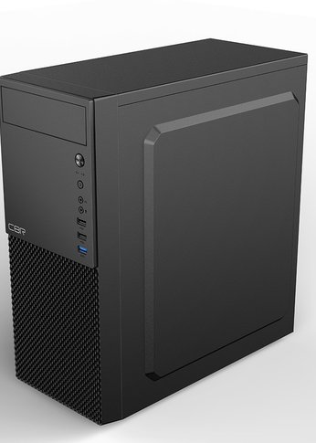 Корпус CBR E188 черный без БП ATX (PCC-ATX-E188-WPSU )