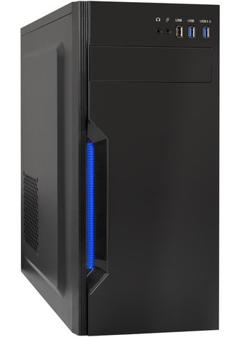 Корпус ExeGate XP-333U черный без БП MidiTower ATX (EX283075RUS)