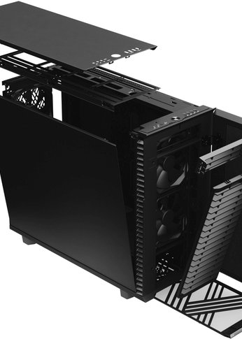 Корпус Fractal Design Define 7 Solid черный без БП ATX 11x120mm 8x140mm 2xUSB2.0 2xUSB3.0 1xUSB3.1 audio front door bott PSU