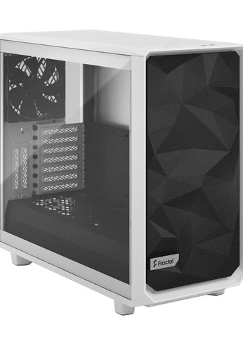 Корпус Fractal Design Meshify 2 White TG Clear белый без БП ATX 5x120mm 5x140mm 2xUSB3.0 audio bott PSU