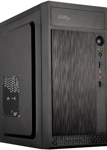 Корпус KingPrice KPCC-MN211 черный без БП mATX 1x80mm 2x120mm 2xUSB2.0 audio