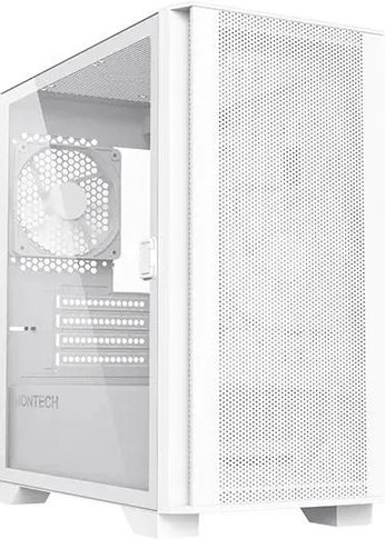 Корпус Montech Air 100 Lite белый без БП mATX 6x120mm 4x140mm 1xUSB2.0 2xUSB3.0 audio bott PSU