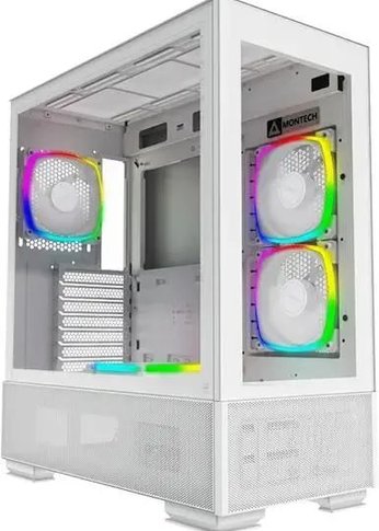 Корпус Montech Sky Two белый без БП ATX 3x140mm 2xUSB3.0 audio bott PSU