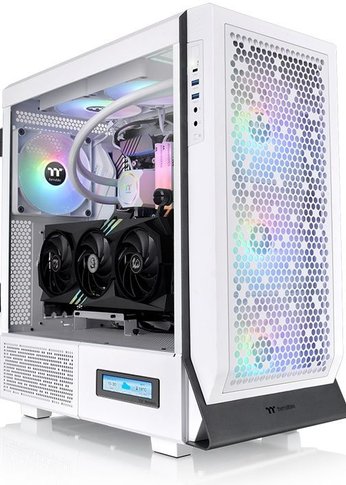 Корпус Thermaltake Ceres 500 TG ARGB белый без БП ATX 4x140mm 2xUSB3.0 1xUSB3.1 audio bott PSU