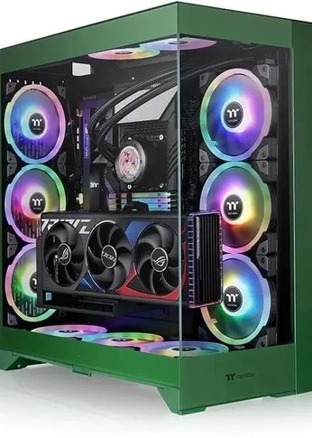 Корпус Thermaltake CTE E660MX зеленый без БП E-ATX 13x120mm 11x140mm 2xUSB3.0 audio bott PSU