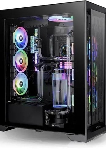 Корпус Thermaltake CTE T500 TG ARGB черный без БП ATX 3x140mm 2xUSB3.0 audio bott PSU