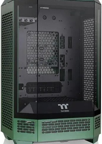 Корпус Thermaltake The Tower 300 Racing Green зеленый без БП mATX 8x120mm 6x140mm 2xUSB3.0 audio bott PSU