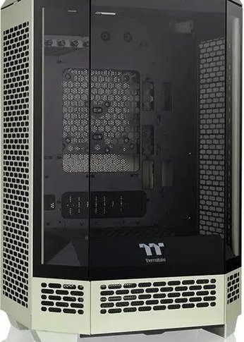 Корпус Thermaltake The Tower 300 зеленый без БП miniITX 8x120mm 6x140mm 2xUSB3.0 audio bott PSU