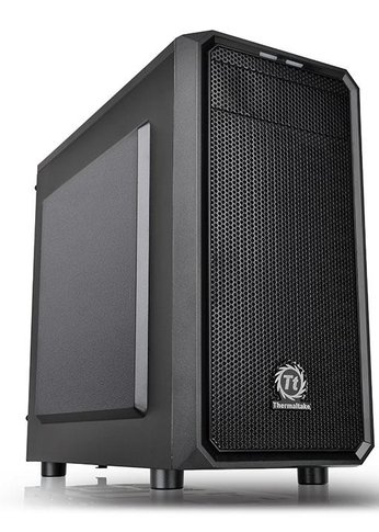 Корпус Thermaltake Versa H15 черный без БП mATX 4x120mm 1xUSB2.0 1xUSB3.0 audio bott PSU