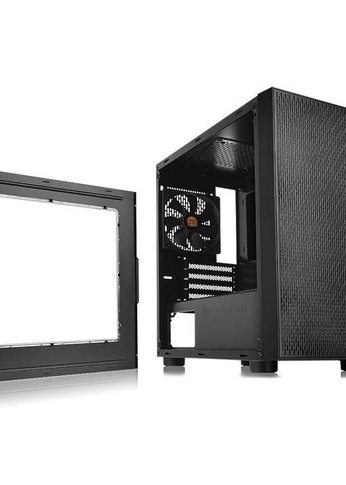 Корпус Thermaltake Versa H18 Window черный без БП mATX 2xUSB2.0 1xUSB3.0 audio bott PSU