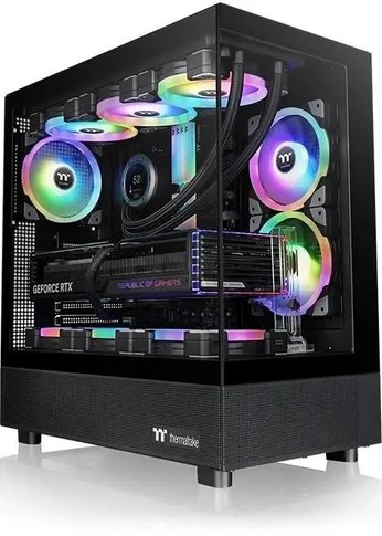 Корпус Thermaltake View 270 TG ARGB черный без БП ATX 9x120mm 2x140mm 1x200mm 2xUSB3.0 audio bott PSU