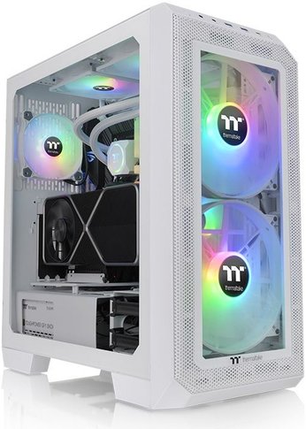 Корпус Thermaltake View 300 MX Snow белый без БП ATX 9x120mm 5x140mm 1x200mm 2xUSB3.0 audio bott PSU