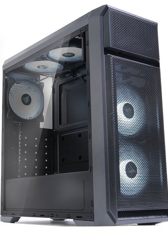 Корпус Zalman N5 OF (2xUSB + USB 3.0, 2xAudio, 3x120мм FAN, прозрачная стенка, ATX, без БП)