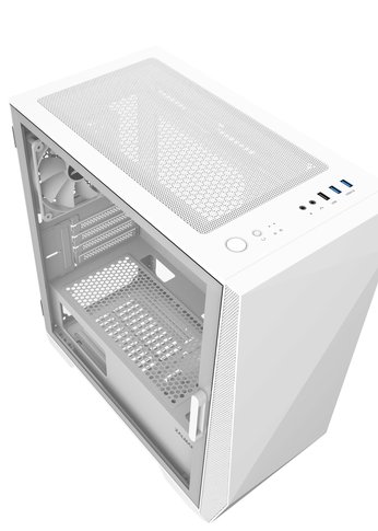 Корпус Zalman Z1 Iceberg White Mid Tower (mATX/Mini-ITX, без БП, Steel, Plastic, Tempered Glass)