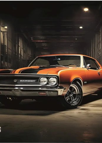 Коврик для мыши Cactus Orange Car 300x250x2мм (CS-MP-P06M)