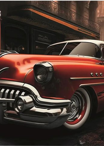 Коврик для мыши Cactus Red Car 300x250x2мм (CS-MP-P07M)