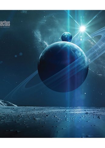 Коврик для мыши Cactus Saturn 300x250x2мм (CS-MPC-P03M)