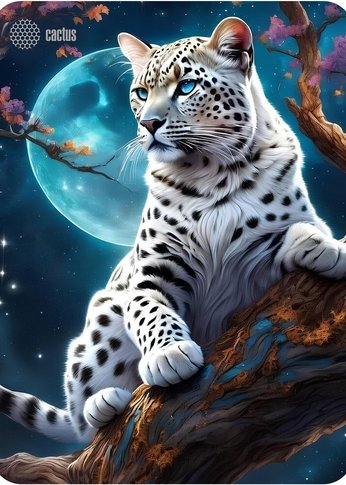 Коврик для мыши Cactus Snow Leopard 400x300x3мм (CS-MP-PRO16XL)