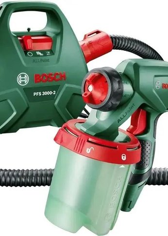 Краскопульт Bosch PFS 3000-2 650Вт бак:1000мл 300мл/мин