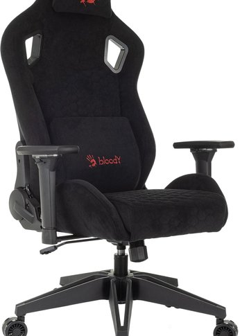 Кресло игровое A4Tech Bloody GC-775 с подголов. крестов. пластик черный