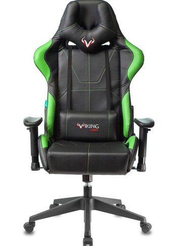 Кресло игровое Zombie VIKING 5 AERO черный/желтый эко.кожа с подголов. крестов. пластик