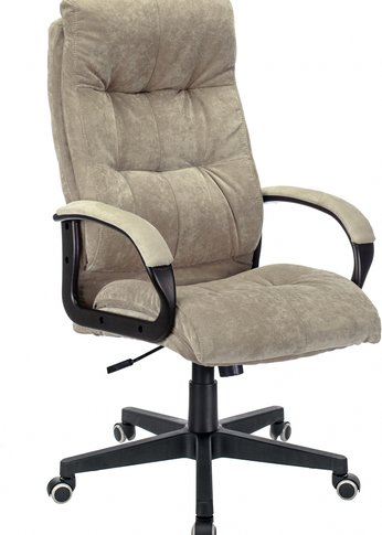 Кресло руководителя Бюрократ CH-824 Fabric песочный Light-21 крестов. пластик