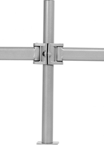 Кронштейн для мониторов Cactus CS-VM-D29-AL серебристый 13"-27" макс.8кг настольный поворот и наклон