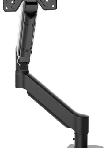Кронштейн для мониторов ЖК Buro BU-M11 черный 17"-32" макс.10кг крепление к столешнице поворот и наклон