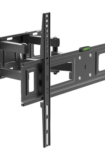 Кронштейн для телевизора Arm Media LCD-418 черный 32"-65" макс.35кг настенный поворотно-выдвижной и наклонный