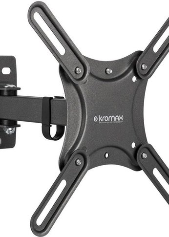 Кронштейн для телевизора Kromax CORBEL-4 черный 15"-42" макс.25кг настенный поворот и наклон