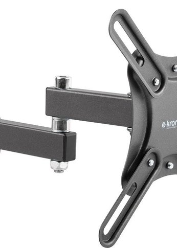 Кронштейн для телевизора Kromax CORBEL-5 черный 15"-42" макс.25кг настенный поворот и наклон