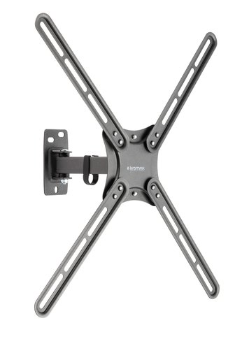 Кронштейн для телевизора Kromax CORBEL-6 черный 22"-65" макс.30кг настенный поворот и наклон