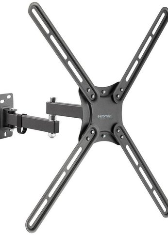 Кронштейн для телевизора Kromax CORBEL-7 черный 22"-65" макс.30кг настенный поворот и наклон