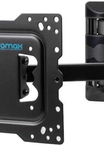 Кронштейн для телевизора Kromax DIX-18 черный 22"-55" макс.40кг настенный поворот и наклон