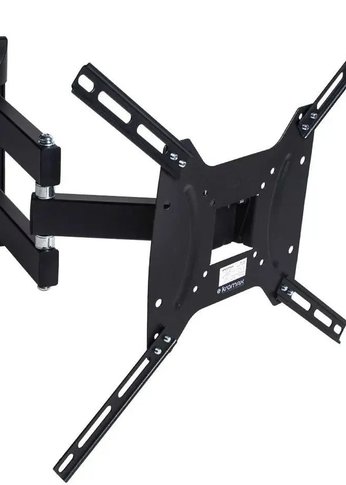Кронштейн для телевизора Kromax DIX-24 черный 15"-55" макс.35кг настенный поворотно-выдвижной и наклонный