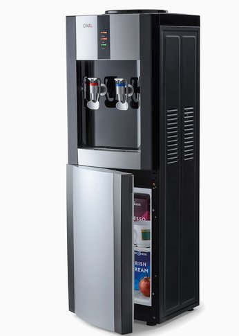 Кулер AEL LD-AEL-47c напольный электронный черный/серебристый