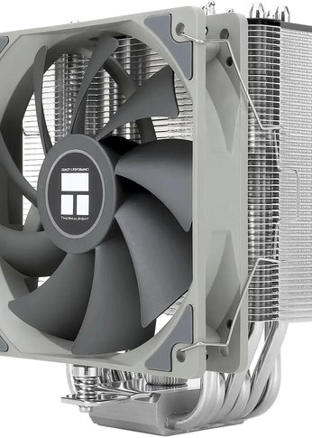 Кулер для процессора Thermalright Burst Assasin 120 Soc-AM5/AM4/1200/1700/1851 серый 4-pin 25.6dB Al+Cu 510gr Ret (BA120)