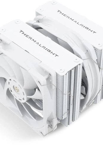 Кулер для процессора Thermalright Frost Commander 140 White Soc-AM5/AM4/1151/1200/2066/2011/1700 белый 4-pin 29.6dB Al+Cu 1000gr Ret (FC-140-