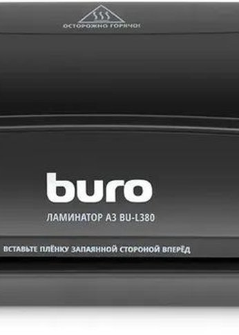 Ламинатор Buro BU-L380 черный A3 (80-125мкм) 25см/мин (2вал.) хол.лам. лам.фото