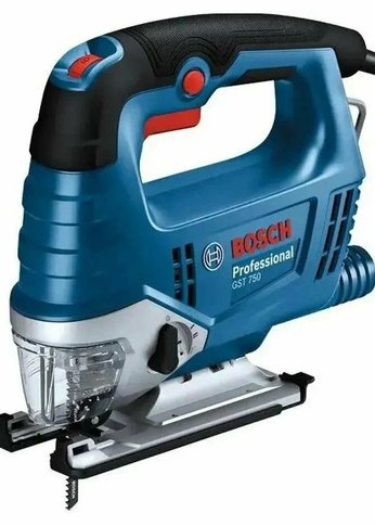 Лобзик Bosch GST 750 520Вт 3200ходов/мин от электросети (кейс в комплекте)