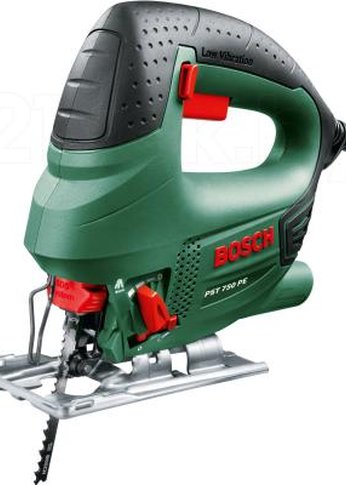 Лобзик Bosch PST 750 PE 530Вт 3000ходов/мин от электросети (кейс в комплекте)