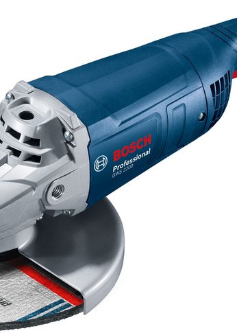 Машина углошлифовальная Bosch GWS 2200-230 RSP 2200Вт 6500об/мин рез.шпин.:M14 d=230мм