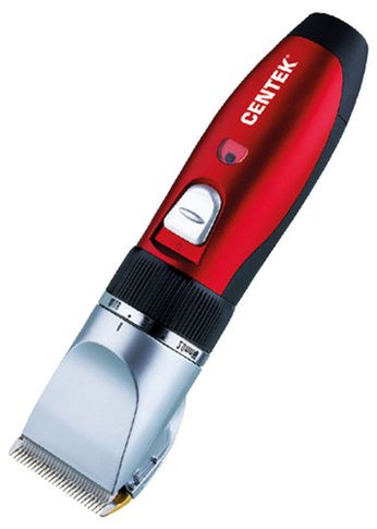 Машинка для стрижки Centek CT-2118 работа от сети и аккумулятора, 4 насадки
