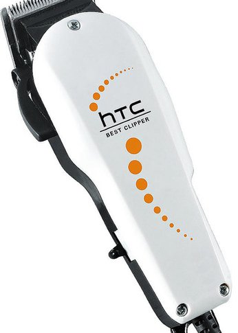 Машинка для стрижки волос HTC CT-7605 насадок:4шт сеть белый/черный/оранжевый