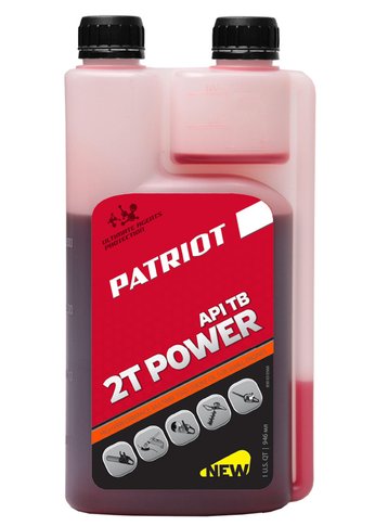 Масло минерал. Patriot POWER ACTIVE 2T дозаторная 0,946л.