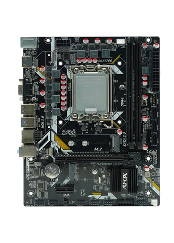 Материнская плата Afox IH610D4-MA5-V4 Soc-1700 Intel H610 2xDDR4 mATX
