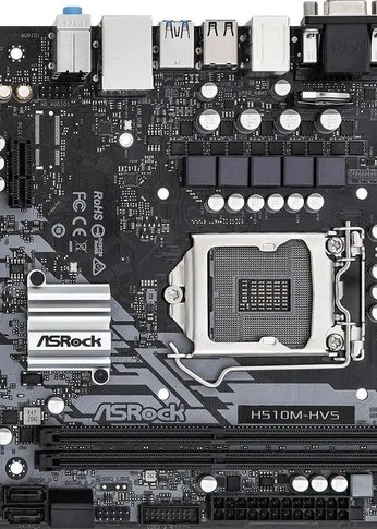 Материнская плата Asrock H510M-HVS R2.0 Soc-1200 Intel H510 2xDDR4 mATX AC`97 8ch(7.1) GbLAN+VGA+HDMI