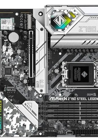 Материнская плата Asrock Z790 STEEL LEGEND WIFI Soc-1700 Intel Z790 4xDDR5 ATX AC`97 8ch(7.1) 2.5Gg RAID+HDMI+DP